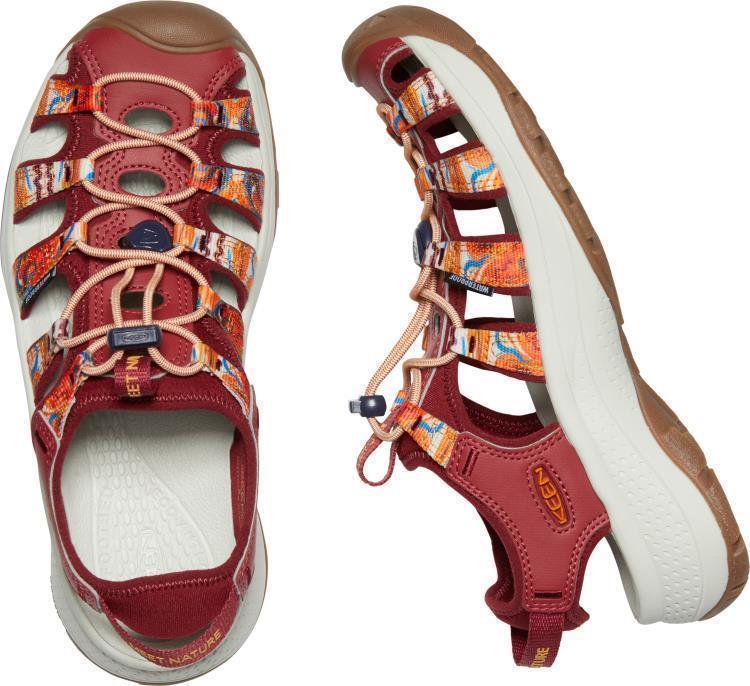 Astoria West Sandal - Womens - Orange Wave / Red 3