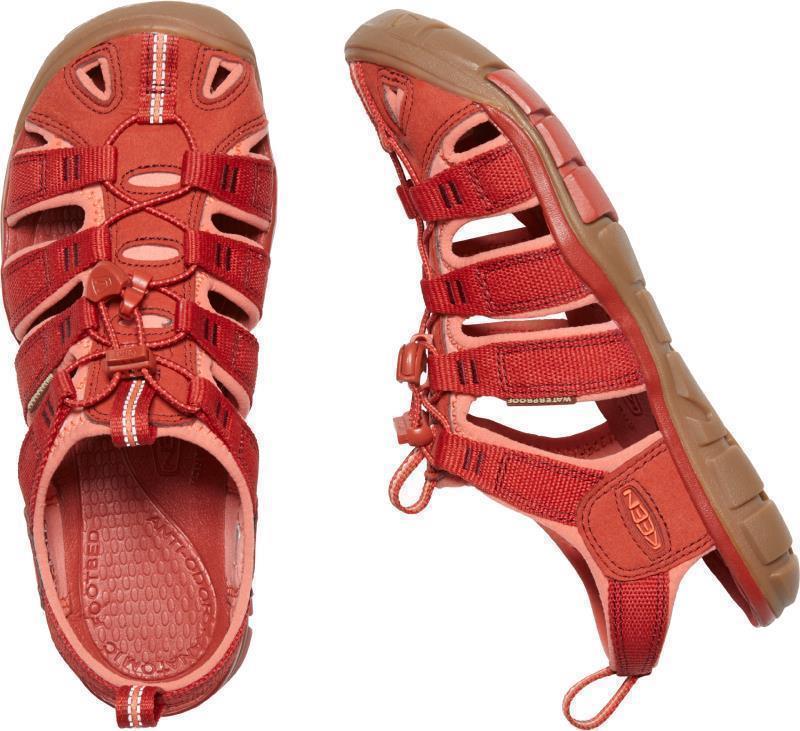 Clearwater CNX - Womens - Dark Red / Coral 3