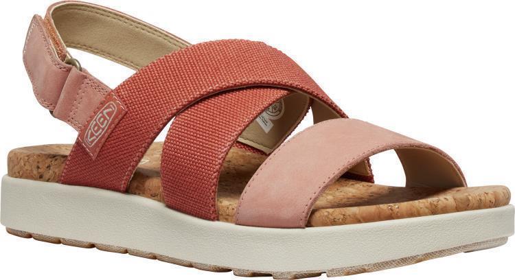 Elle Criss Cross - Womens - Baked Clay / Cork 1