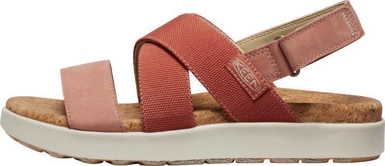 Elle Criss Cross - Womens - Baked Clay / Cork 4