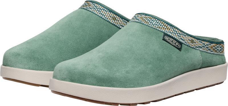 Elle Mule Suede - Womens - dark forest / birch 1