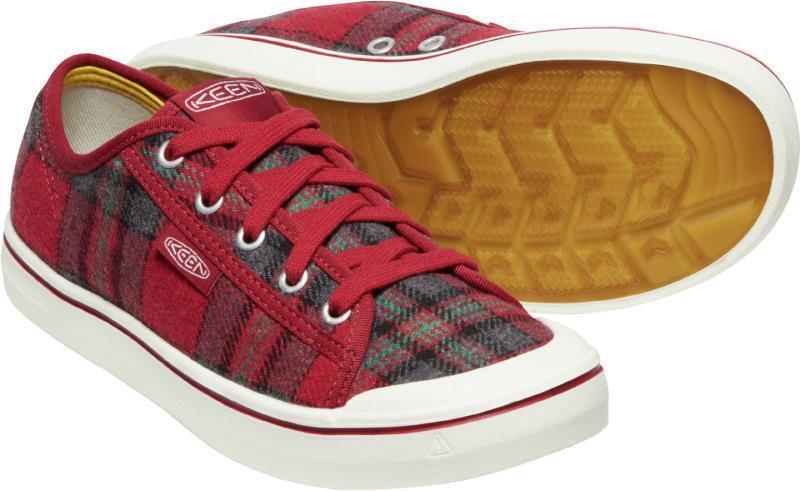 Elsa Sneaker V - Womens - Red Plaid / Red Dahlia 3