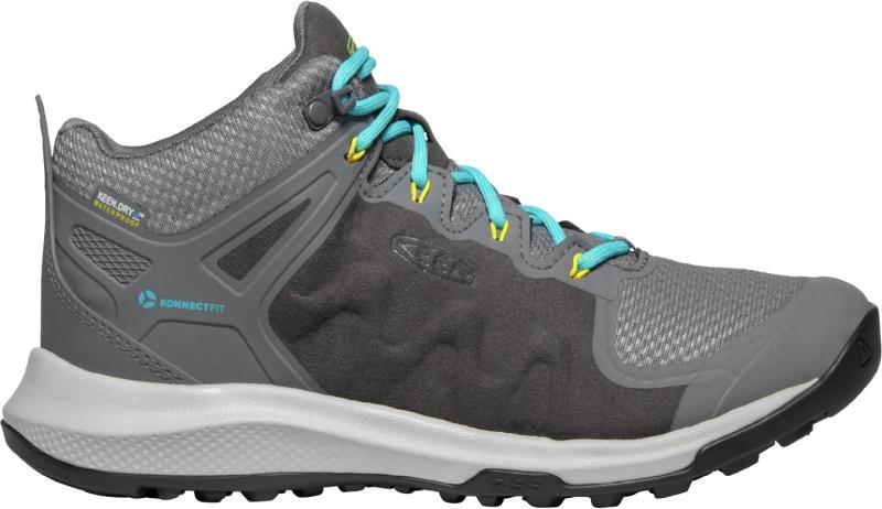Explore Mid WP - Womens - Steel Grey / Bright Turquoise 2