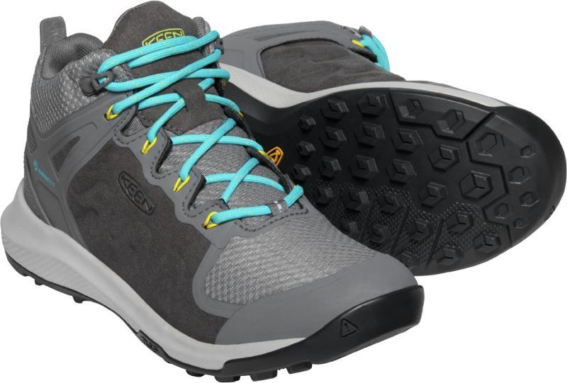 Explore Mid WP - Womens - Steel Grey / Bright Turquoise 4