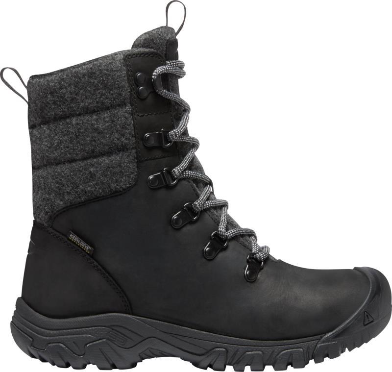 Greta Boot WP - Womens - black / black wool 1