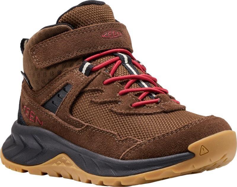 Hightrail Mid WP - Children - dark earth / garnet 1