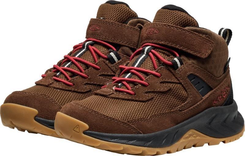Hightrail Mid WP - Children - dark earth / garnet 1
