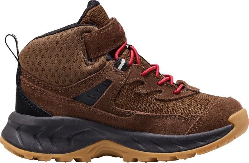 Hightrail Mid WP - Children - dark earth / garnet 1