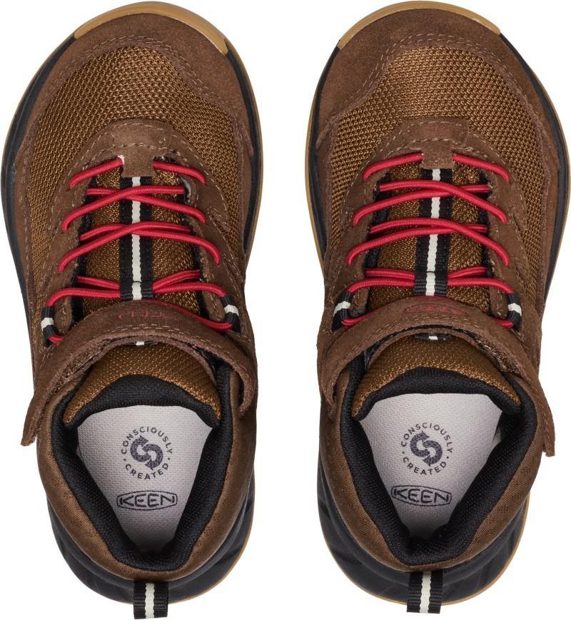 Hightrail Mid WP - Children - dark earth / garnet 1