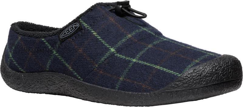 Howser III Slide - Mens - Navy Plaid 1