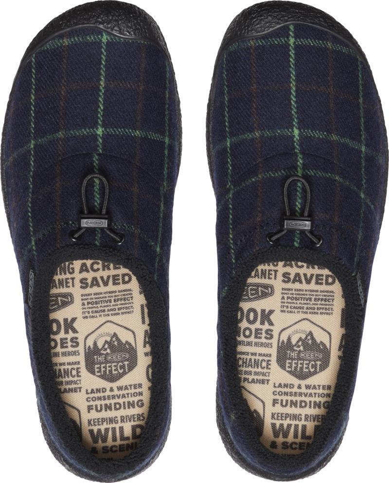 Howser III Slide - Mens - Navy Plaid 3