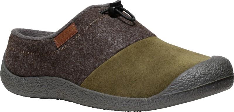 Howser III Slide - Mens - dark brown felt / canteen 1
