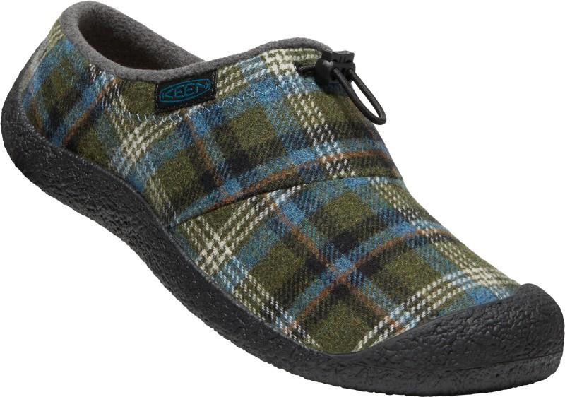Howser III Slide - Mens - green plaid / black 1