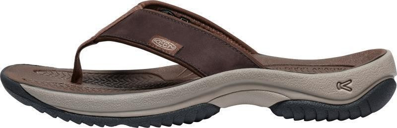 Kona Leather Flip Flip - Mens - java / dark earth 1