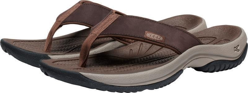 Kona Leather Flip Flip - Mens - java / dark earth 1