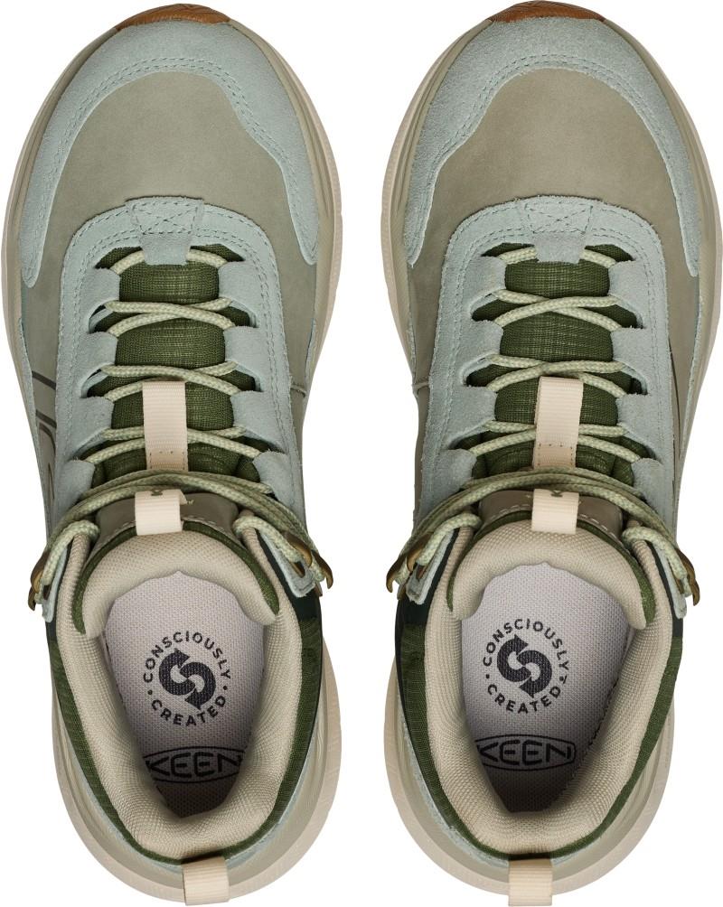 Leiki Leather Mid WP - Womens - iceberg green / bronze green 1