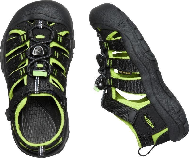 Newport H2 - Children - black / lime green 1