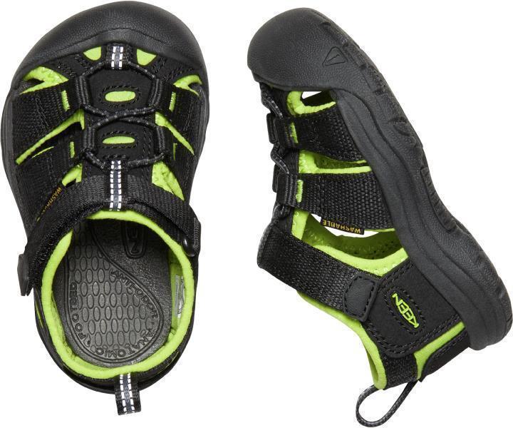 Newport H2 - Toddler - Black / Lime Green 5