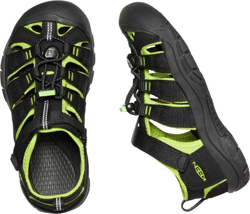 Newport H2 - Youth - black / lime green 1