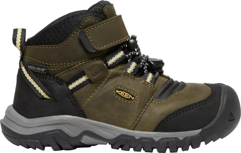 Ridge Flex Mid WP - Children - Dark Olive / Dusky Citron 1