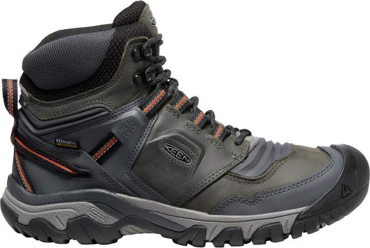 Ridge Flex Mid WP - Mens - Steel Grey / Fossil Orange 2