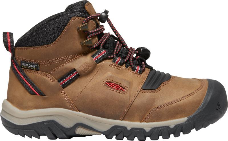 Ridge Flex Mid WP - Youth - Bison / Red Carpet 2