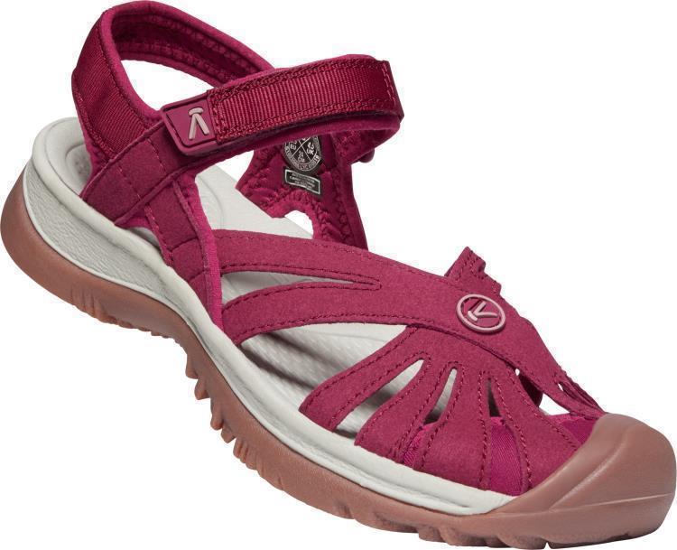 Rose Sandal - Womens - Raspberry Wine 1