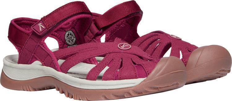 Rose Sandal - Womens - Raspberry Wine 3