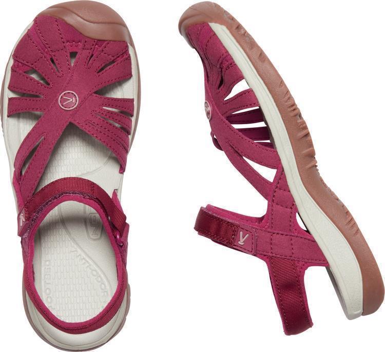 Rose Sandal - Womens - Raspberry Wine 4