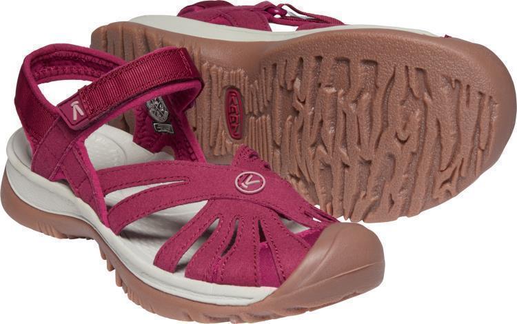 Rose Sandal - Womens - Raspberry Wine 5