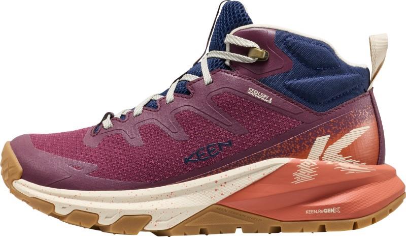 Targhee Apex Mid WP - Womens - fig / burnt brick 1