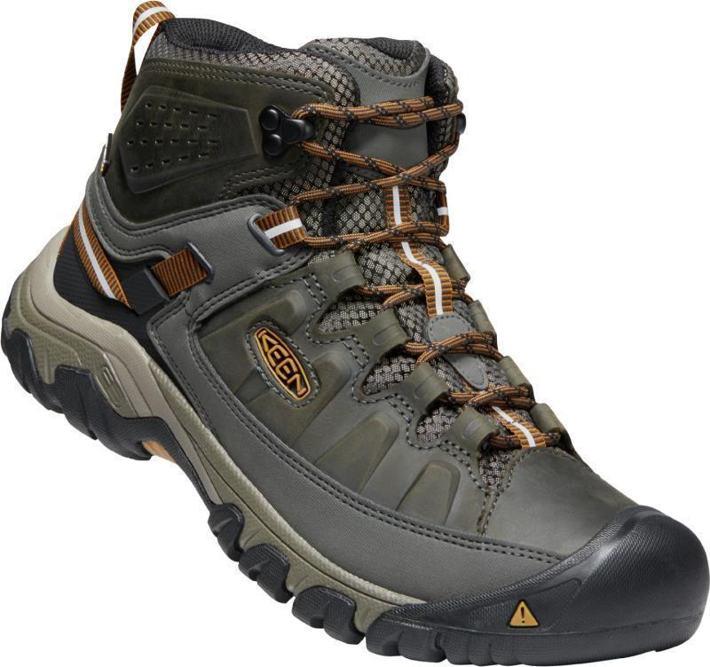 Targhee III Mid WP, Wide - Mens - Black Olive / Golden Brown 1