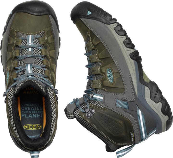 Targhee III Mid WP, Wide - Womens - Magnet / Atlantic Blue 4