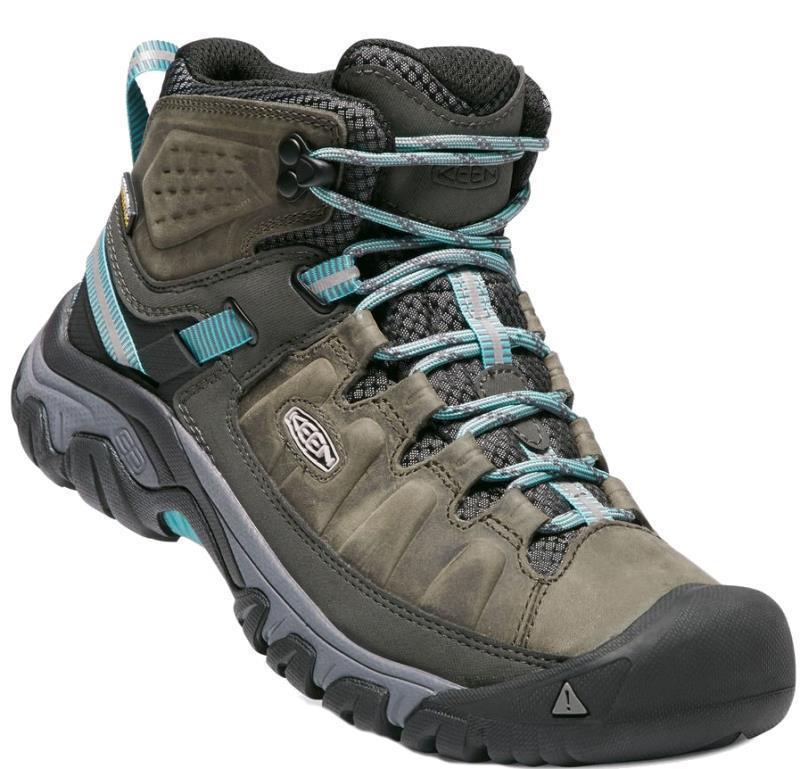 Targhee III Mid WP - Womens - Alcatraz / Blue Turquoise 1
