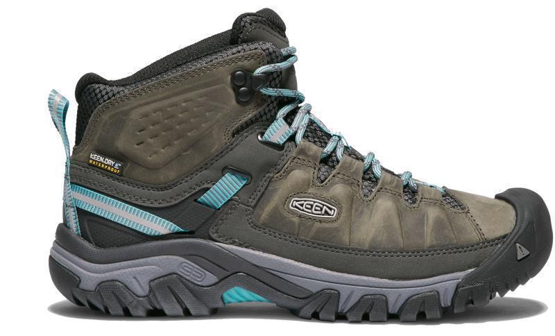 Targhee III Mid WP - Womens - Alcatraz / Blue Turquoise 2