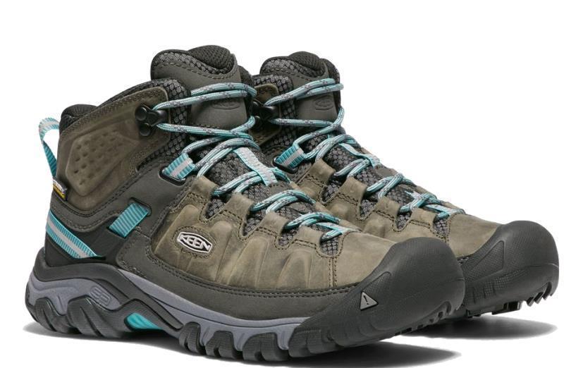 Targhee III Mid WP - Womens - Alcatraz / Blue Turquoise 3