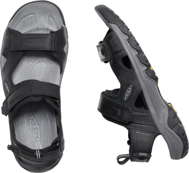 Targhee III Open Toe Sandal - Mens - Black / Grey 2