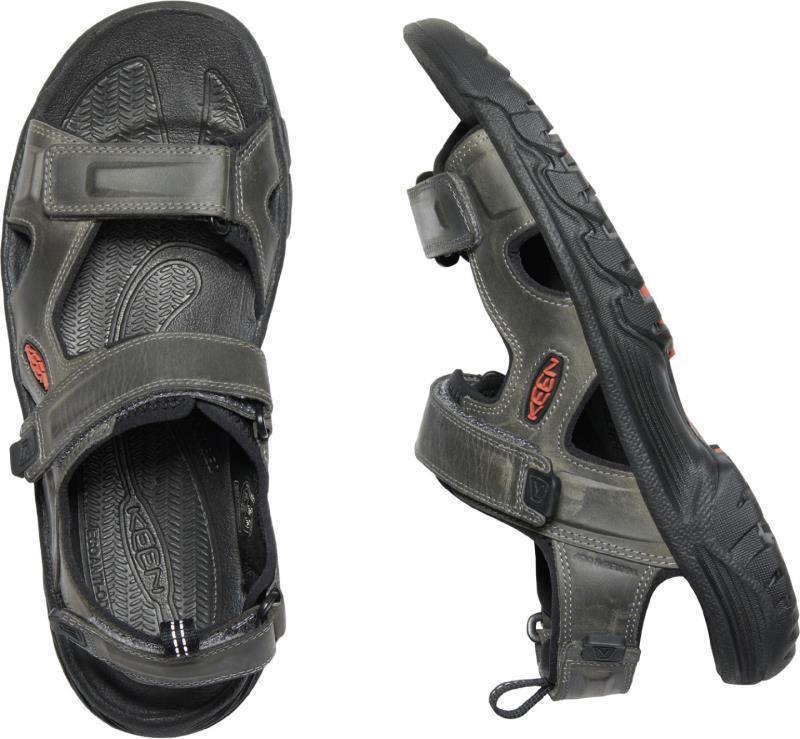Targhee III Open Toe Sandal - Mens - Grey / Black 2