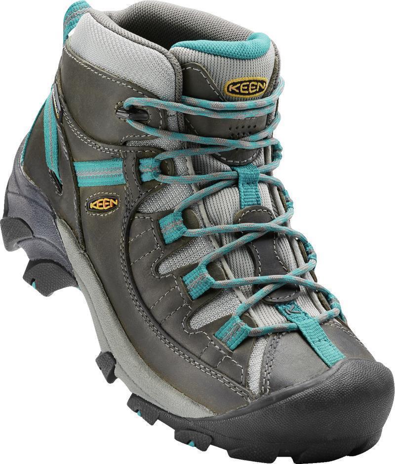 Targhee II Mid WP - Womens - Gargoyle / Caribbean Sea 1