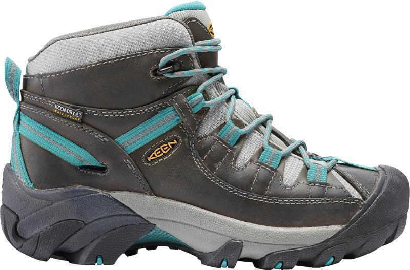 Targhee II Mid WP - Womens - Gargoyle / Caribbean Sea 3