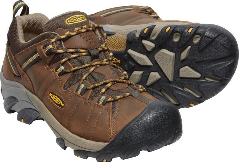 Targhee II WP, Wide - Mens - Cascade Brown / Golden Yellow 3