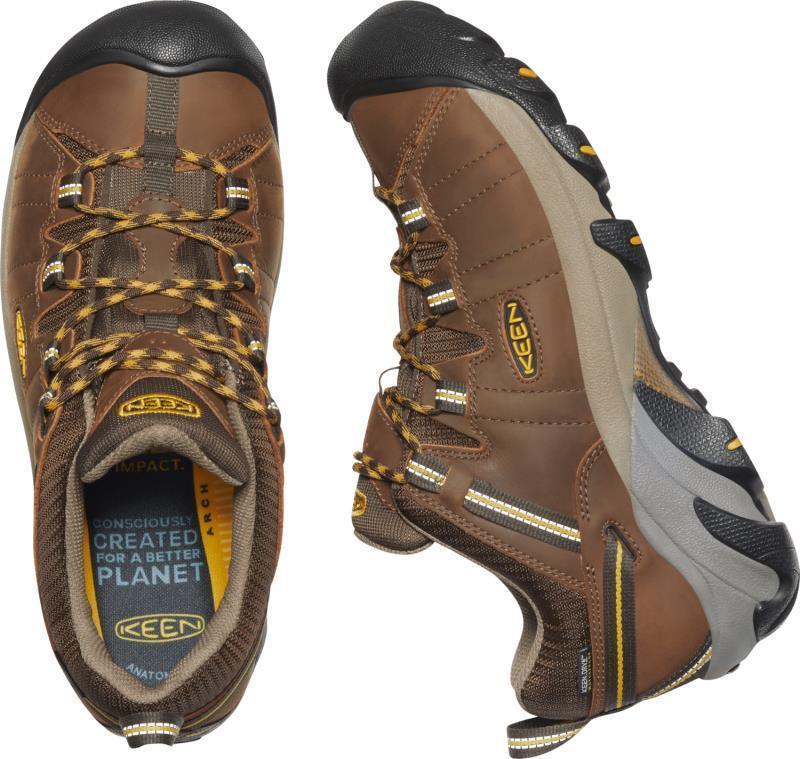 Targhee II WP, Wide - Mens - Cascade Brown / Golden Yellow 6