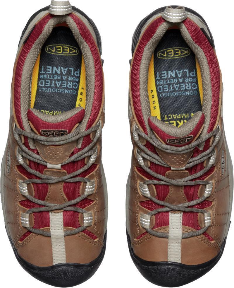 Targhee II WP - Womens - Safari / Merlot 6