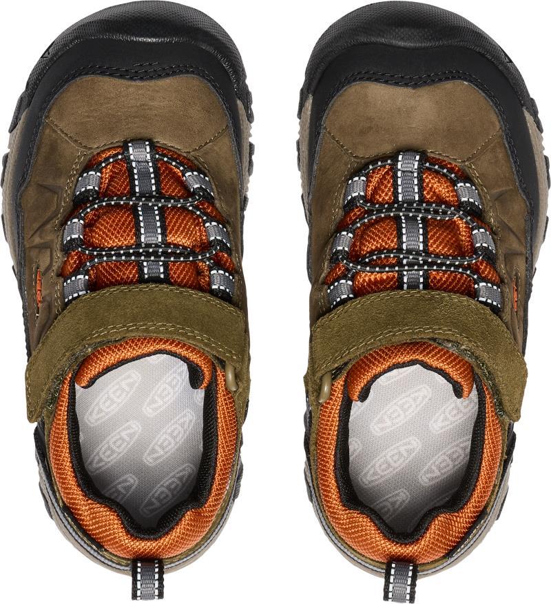 Targhee IV Low WP - Children - dark olive / gold flame 1