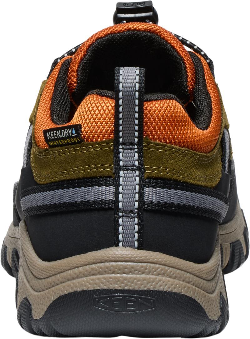 Targhee IV Low WP - Youth - dark olive / gold flame 1