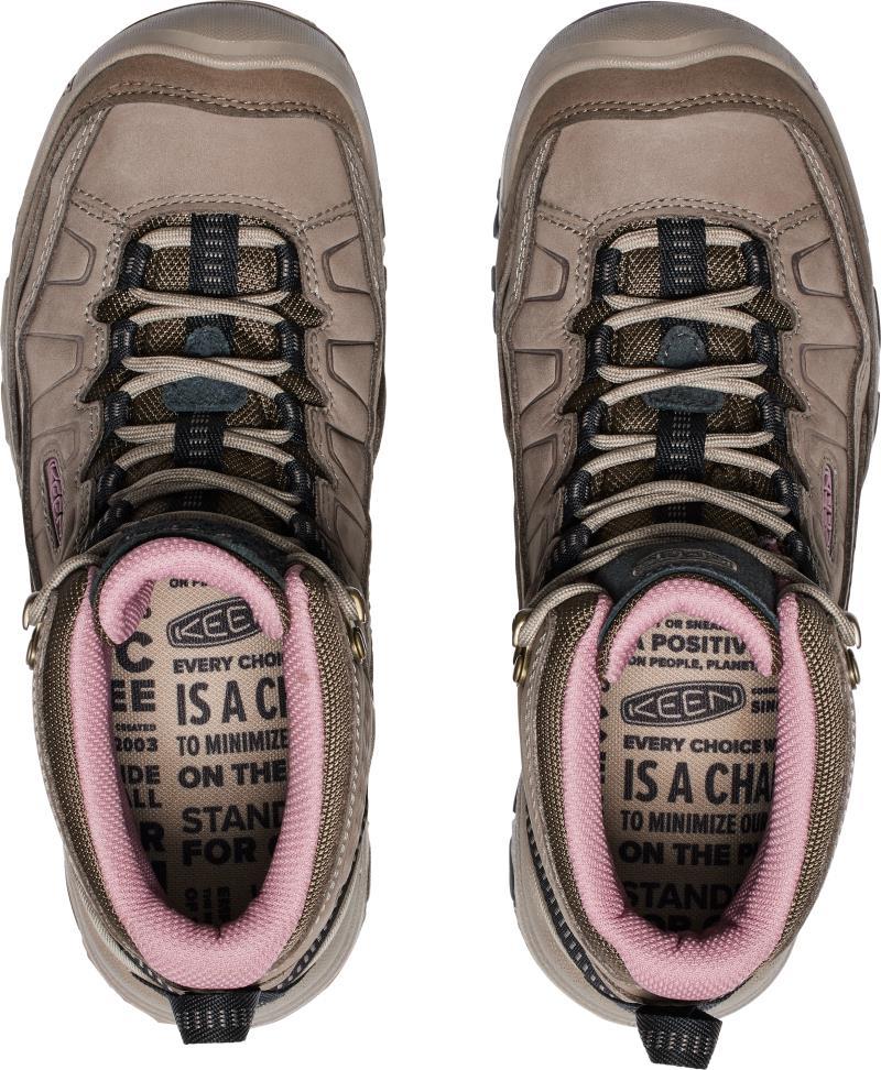Targhee IV Mid WP, Wide - Womens - brindle / nostalgia rose 1