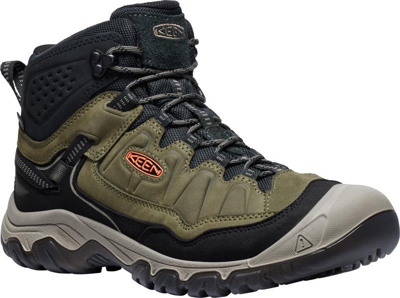 Targhee IV Mid WP - Mens - Dark Olive / Gold Flame 1