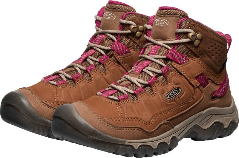 Targhee IV Mid WP - Womens - bison / beaujolais 1