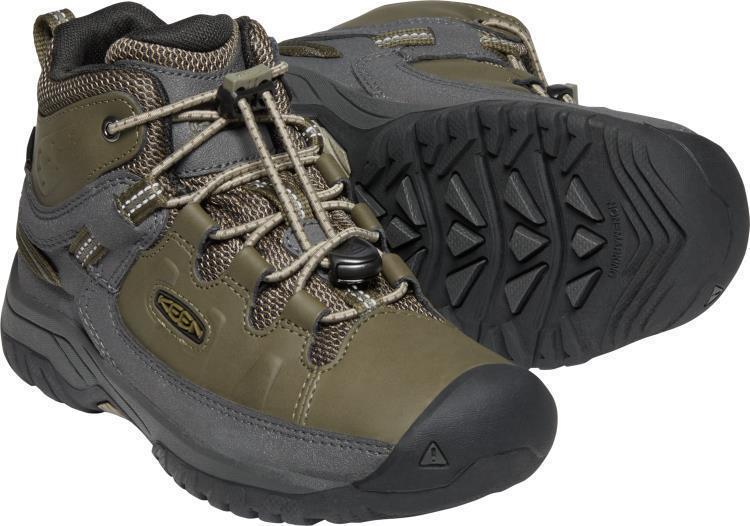 Targhee Mid WP - Youth - Bungee Cord / Dark Olive 4