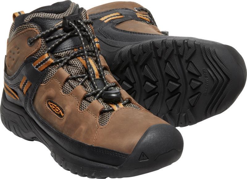 Targhee Mid WP - Youth - Dark Earth / Golden Brown 4